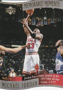 1996-97 Collector's Choice - Memorable Moments #1 Michael Jordan