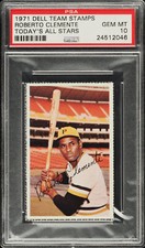 1971 Dell Today's Team Stamps #NNO Roberto Clemente