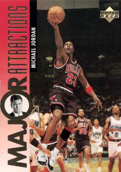 1995-96 Upper Deck #339 Michael Jordan / Charlie Sheen