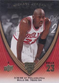 2008-09 Upper Deck Michael Jordan Legacy Collection #750 Michael Jordan - Game 750