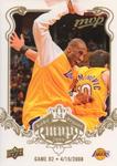 2008-09 Upper Deck MVP - Kobe Bryant MVP White #NNO Kobe Bryant Game 82