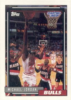 1993 Kenner Starting Lineup Cards #58SL Michael Jordan