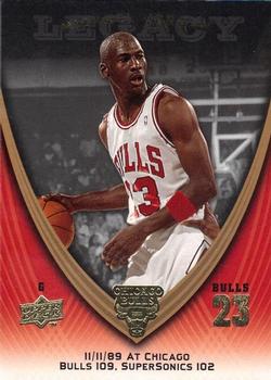 2008-09 Upper Deck Michael Jordan Legacy Collection #351 Michael Jordan - Game 351