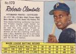 1962 Jell-O #173 Roberto Clemente