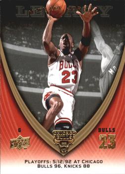 2008-09 Upper Deck Michael Jordan Legacy Collection #1008 Michael Jordan - Game 1008