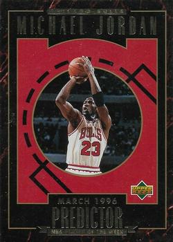 1995-96 Upper Deck - Predictors: Player of the Week #H4 Michael Jordan - March 1996