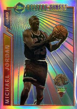 1996-97 Topps - Super Team Champion Mystery Finest Bordered Refractor #M14 Michael Jordan