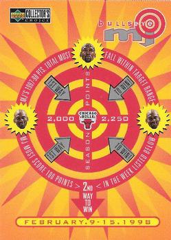 1997-98 Collector's Choice - MJ BULLSeye #B2 Michael Jordan - 2,000-2,250 or February 9-15 (W)