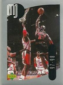 1998 Upper Deck Michael Jordan Stickers #51 Michael Jordan