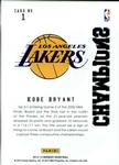 2012-13 Panini Marquee - Champions #1 Kobe Bryant