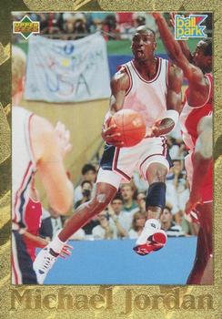 1995-96 Upper Deck Ball Park Franks Michael Jordan - Gold #BP3 Michael Jordan - Olympics
