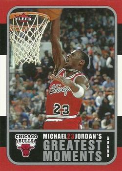 2006-07 Fleer - Jordan's Greatest Moments #MJ-1 Michael Jordan