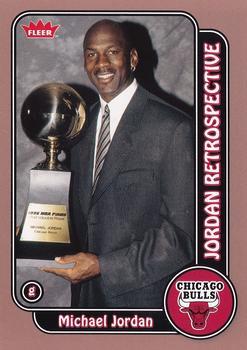 2008-09 Fleer - Michael Jordan Retrospective Glossy #MJ-18 Michael Jordan