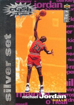 1995-96 Collector's Choice - You Crash the Game Silver Exchange: Assists/Rebounds #C1 Michael Jordan