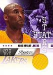 2010-11 Panini Prestige - Stat Stars Materials #4 Kobe Bryant MEM, SN249