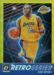 2018-19 Donruss Optic - Retro Series Gold #23 Kobe Bryant SN10