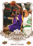 2008-09 Upper Deck MVP - Kobe Bryant MVP White #NNO Kobe Bryant Game 99