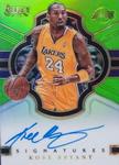 2017-18 Panini Select - Signatures Neon Green Prizms #SIG-KB Kobe Bryant AU, SN35