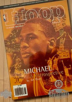 1998 Upper Deck Michael Jordan Living Legend - Cover Story #C7 Michael Jordan - Hoop 6/98