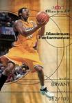 2001-02 Fleer Maximum - Maximum Performance #3 MP Kobe Bryant SN100