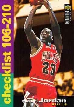 1995-96 Collector's Choice French I #210 Michael Jordan - Checklist: 106-210