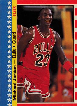 1987-88 Fleer - Stickers #2 Michael Jordan
