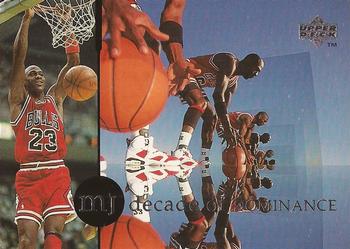1994-95 Collector's Choice French - Michael Jordan Rare Air Decade of Dominance #J7 Michael Jordan