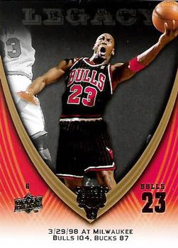 2008-09 Upper Deck Michael Jordan Legacy Collection #920 Michael Jordan - Game 920