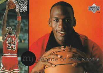 1994-95 Collector's Choice Italian - Michael Jordan Rare Air Decade of Dominance #J2 Michael Jordan