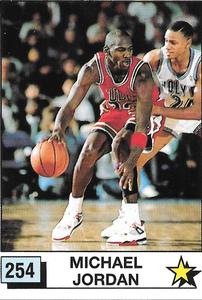 1989-90 Panini Stickers Spanish #254 Michael Jordan