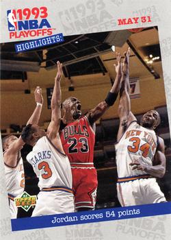 1993-94 Upper Deck #193 Jordan Scores 54 Points