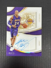 2012-13 Panini Immaculate Collection Autographed Patches #AP-KB Kobe Bryant Auto /100