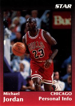 1991 Star Michael Jordan (Unlicensed) - Black / Red Border #5 Michael Jordan - Personal Info