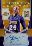 2018-19 Panini Spectra - Illustrious Legends Signatures Gold #IL-KBR Kobe Bryant AU, SN10