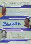 2008-09 SPx - Triple Scripts #TS-BWA Kobe Bryant / Kareem Abdul-Jabbar / Jerry West AU, SN25
