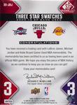 2009-10 SP Game Used - 3 Star Swatches #3S-JBJ LeBron James / Michael Jordan / Kobe Bryant MEM, SN299