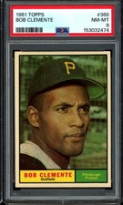 1961 Topps #388 Bob Clemente