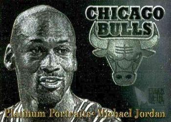 1996-97 Metal - Platinum Portraits #5 Michael Jordan