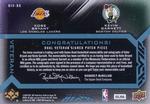 2008-09 UD Black - Veteran Signed Jersey Pieces Dual Gold #DJV-BG Kobe Bryant / Kevin Garnett AU, MEM, SN5