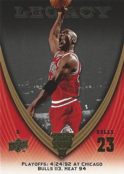 2008-09 Upper Deck Michael Jordan Legacy Collection #1001 Michael Jordan - Game 1001