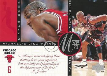 1996 Upper Deck Michael Jordan Michael's Viewpoints Jumbo #VP8 Michael Jordan