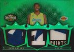 2007-08 Topps Triple Threads - Relics Emerald #TTR-3 Kobe Bryant MEM, SN5 81 Points