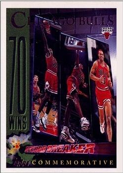 1996-97 Topps #72 Chicago Bulls 72 Wins