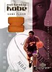 2001-02 Upper Deck MVP - Authentic Kobe #KBF4 Kobe Bryant MEM MEM: Game-used Floor