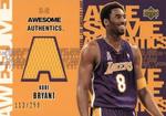 2002-03 UD Authentics - Awesome Authentics #KB-A Kobe Bryant MEM, SN250