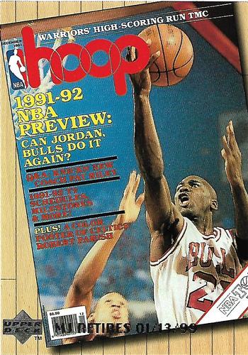 1999 Upper Deck Michael Jordan Retirement Set #C16 Michael Jordan - Hoop Magazine, December 1991