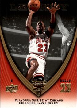 2008-09 Upper Deck Michael Jordan Legacy Collection #1011 Michael Jordan - Game 1011