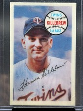 1970 Kellogg's 3-D Super Stars #61 Harmon Killebrew