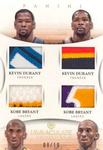 2012-13 Panini Immaculate Collection - Quads Prime #33 Kevin Durant / Kobe Bryant MEM, SN10