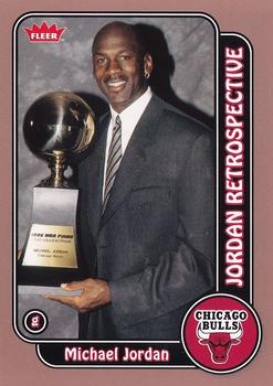 2008-09 Fleer - Michael Jordan Retrospective #MJ-18 Michael Jordan
